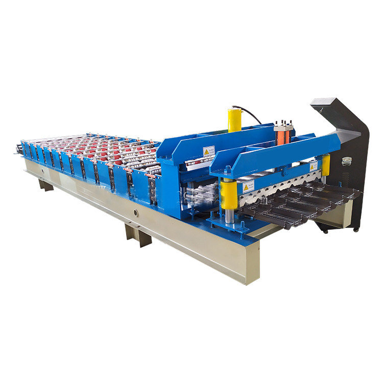Gewölbte Metalldeckungs-Rolle, die Maschine volle automatische Plc-Steuerung bildet