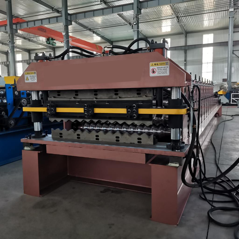 Doppelschicht-Rolle Plc 0.80mm, die Maschine 15m/Min For Ppgi Panel Roof bildet