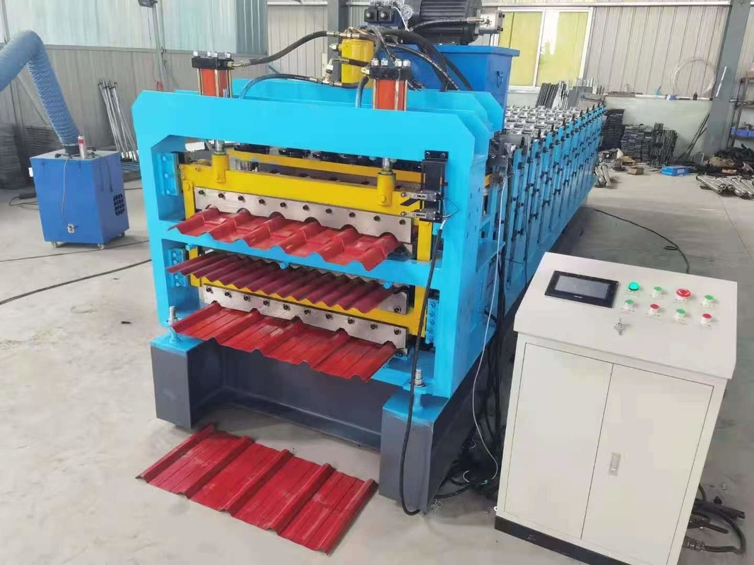 Gewölbte drei Schicht-Farbstahlrolle, welche voll die Maschine automatisch bildet