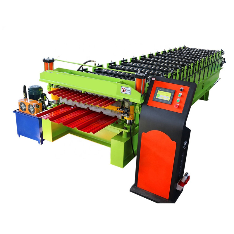 Maschine 12m/Min Double Layer Roll Forming zum trapezoiden gewölbten Metalldach