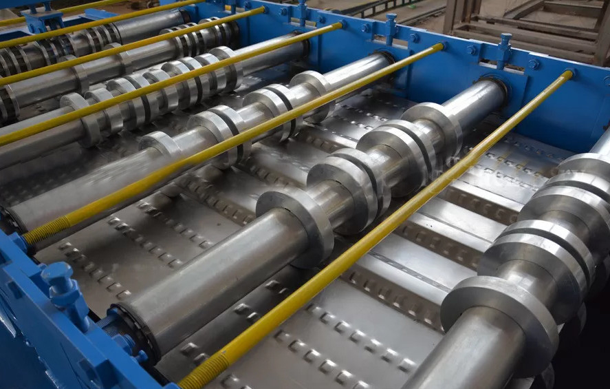 Galvanisierte Reihen-hohe Geschwindigkeit des Stahl-15m/Min Floor Deck Forming Machine 28