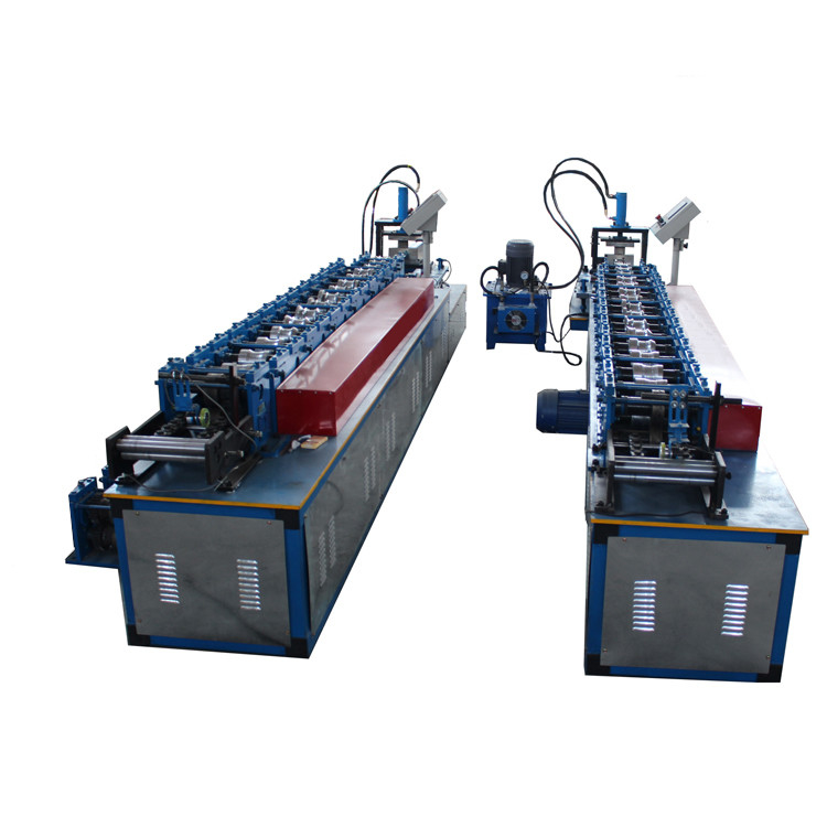 PLC-gesteuerte 3T 380V Roll-Up-Türformmaschine mit hydraulischem Schneiden 15m/min Geschwindigkeit