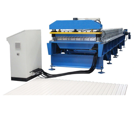Multi trapezoide Blatt-Rolle Rib Wall Roofs PPGI, die automatisch Maschinen-Arbeit bildet