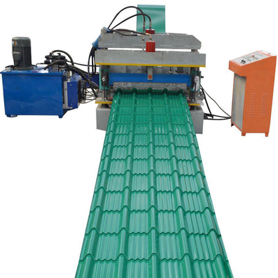 1250mm breite 0.5mm profiliert die Dachplatte-Rolle, die Maschine in den Gärten bildet