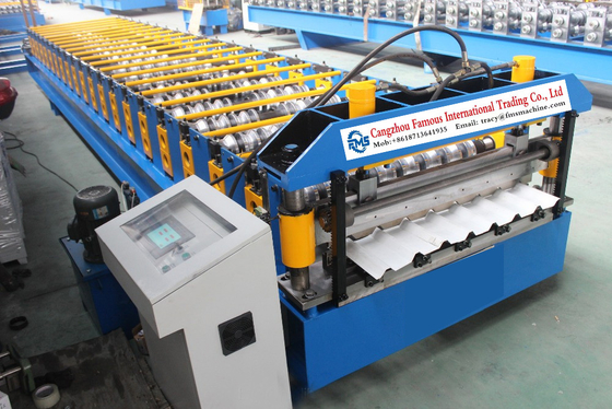 GI-Dachziegel-Rollformmaschine 8 Rippen 5 Rippen 6 Rippen
