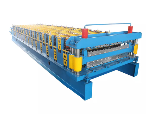 PPGI-Doppelschicht-Rolle, die Maschine mit hydraulischem Ausschnitt bildet