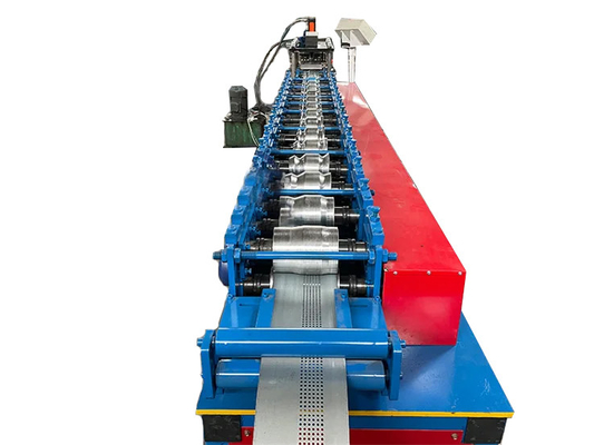 Hydraulischer Ausschnitt galvanisierte Stahlfensterladen-Tür, die Maschine 8-20m/Min bildet
