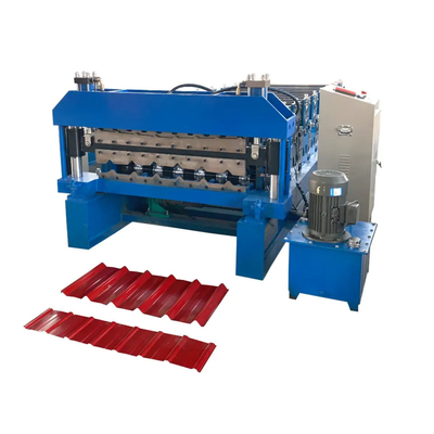 Rolle der Doppelschicht-7.5KW, die Maschine für das weitgespanntes Dach-Blatt Multifunktions bildet