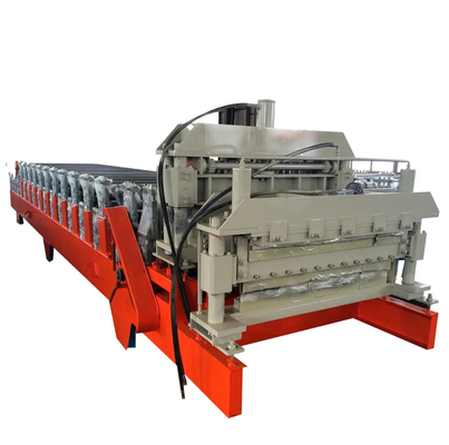 Überdachung der Blatt-Doppelschicht-Rolle, die Maschine für Metalldach-Blatt-Produktion bildet