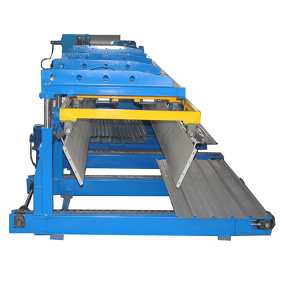 Dach-Platten-Doppelschicht-Blech-Rolle, die Maschine Full Auto bildet