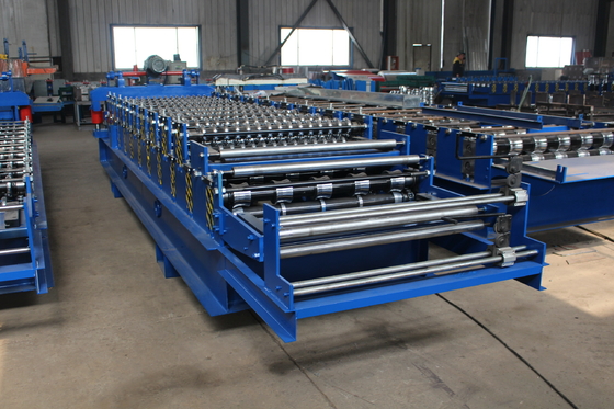 Paralleltrapez und gewölbte Doppelschicht-Rolle, die Maschine 30 M/Min bilden