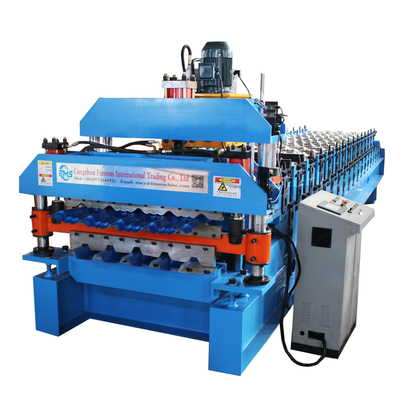 2024 Neues Design Doppelschicht-Dach-Rollformmaschine 840 Trapezform und 836