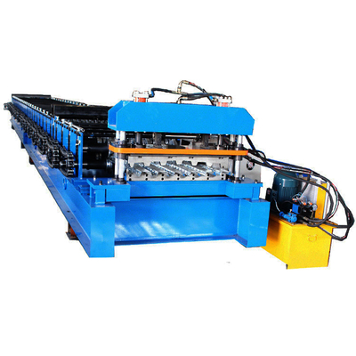 Hydraulische Schneidbodendeck-Rollformmaschine aus verzinktem Stahl kalt