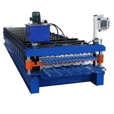 Zuverlässige Metalldachfliesenmachmaschine Dicke 0,3-0,8 mm