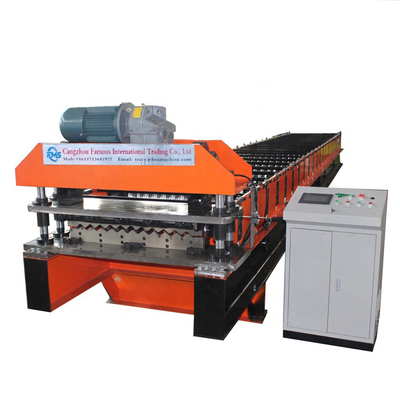 Hochgenaue Wellplattenrollenformmaschine Hydraulikschneiden