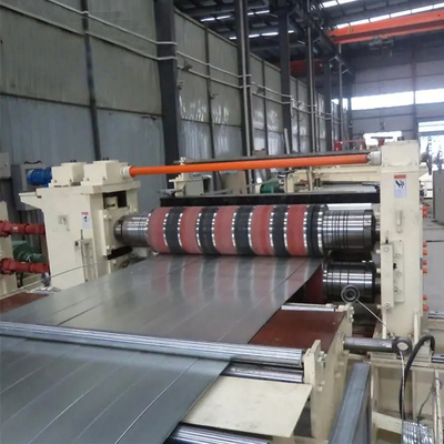 Hochgeschwindigkeits-Slitter-Schnittmaschine mit hydraulischem Uncoiler und Recoiler