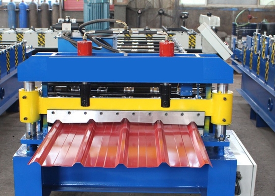 Hochgeschwindigkeits-Rollformmaschine zur Herstellung von verglasten Fliesen mit 60 mm Schachtdurchmesser