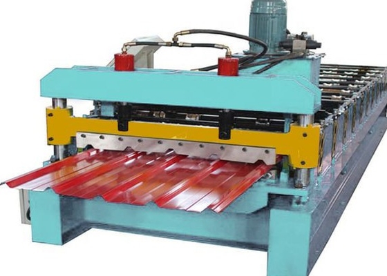 Precision Hydraulic Cutting Roof Roll Forming Machine mit Steuerungssystem