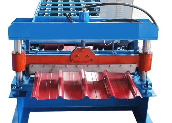 2T Kapazität Kettenantrieb Dachfliesen Roll Formmaschine mit 1250mm und 380V Leistung