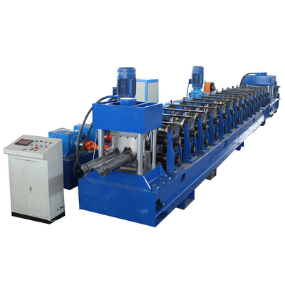New Style GI Highway Guardrail Roll Forming Machine mit hydraulischem Dekollier
