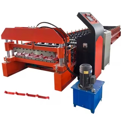 Hochpräzise Trapez-Dach-Rollformmaschine für das Herstellen von Rollblättern