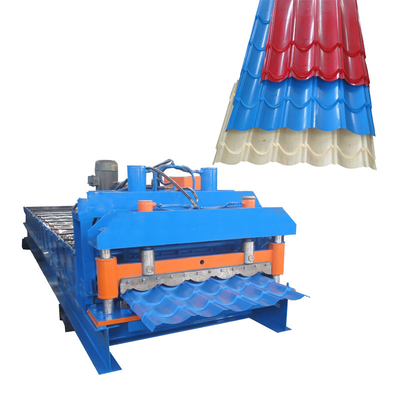Hochgenaue Doppelschicht Stahldachplatten Rollformmaschine IBR Wellglas