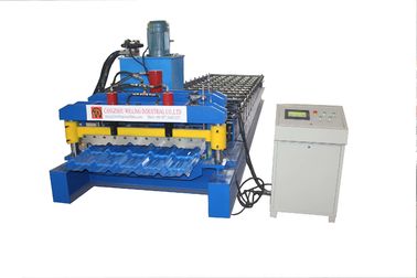 Volles automatisches Dach-Blatt glasierte Fliesen rollen, steptile Art der Maschine bildend