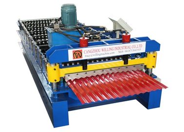Kreisdachplatte-Rolle des bogen-Stahl-PPGI 0.3mm, die Maschine bildet