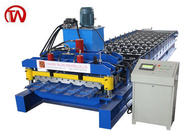 Stahldach-Stahlglasziegel-Dachziegel-Rolle, die Maschine in antiker Farbe bildet