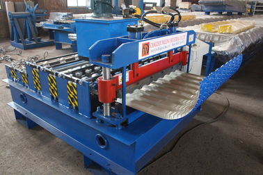 Metallboden-Plattform-Rolle, welche Maschine 4Kw die PLC-Steuerautomatische Kräuselung bildet