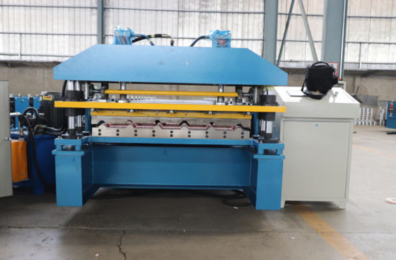 Dachplatte-Rolle PL-Paralleltrapez-840, die Maschine Plc-Steuerhydrauliksystem bildet