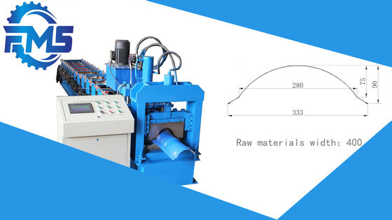 Halbrund-Einrückungs-Ridge Shape Roof Roll Forming-Maschine
