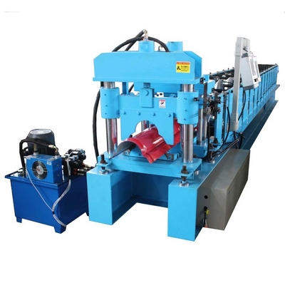 0.25mm Halbrund-Ridge Cap Metal Tile Forming-Maschine automatische Plc-Steuerung