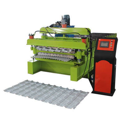 Ibr Roof 0,8 mm Blechprofiliermaschine Double Deck Vollautomatisch