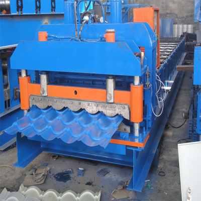 Automatischer Dachziegel PPGI färben die Stahlrolle, die Maschine 0.3-0.8mm bildet