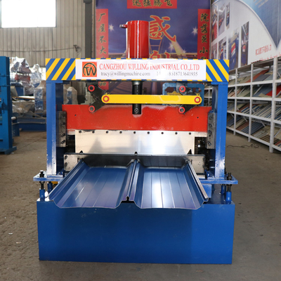 Stehfalz galvanisierte Blatt-Dach-Rolle, die Maschine für 0.5mm Stärke bildet