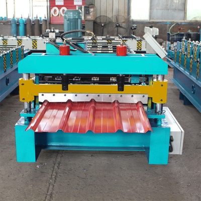 Kundenbezogenheit Galvalume-Dach-Platten-Rolle, die Maschine Plc bildet