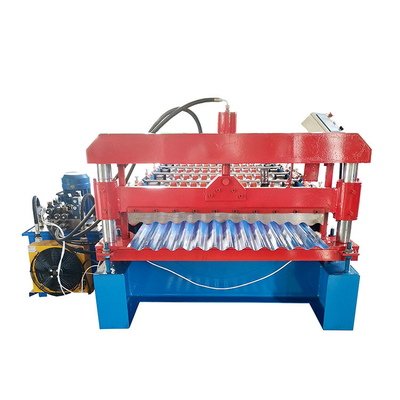 Gewölbte galvanisierte Blatt-Platten-Rolle, die Maschine PLC-Steuerung bildet