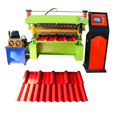 Maschine 12m/Min Double Layer Roll Forming zum trapezoiden gewölbten Metalldach