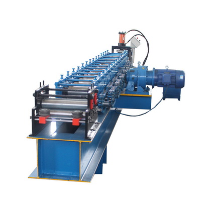 45 Stahl-Roller-Material-Rollformmaschine mit 7,5 kW-PLC-Steuerungssystem